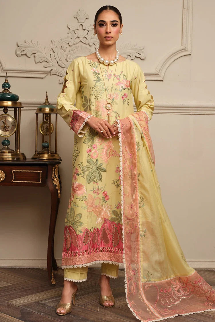 Picture of Kleren - Surkhru Embroidered Lawn Collection - S-28 - Available at Raja Sahib