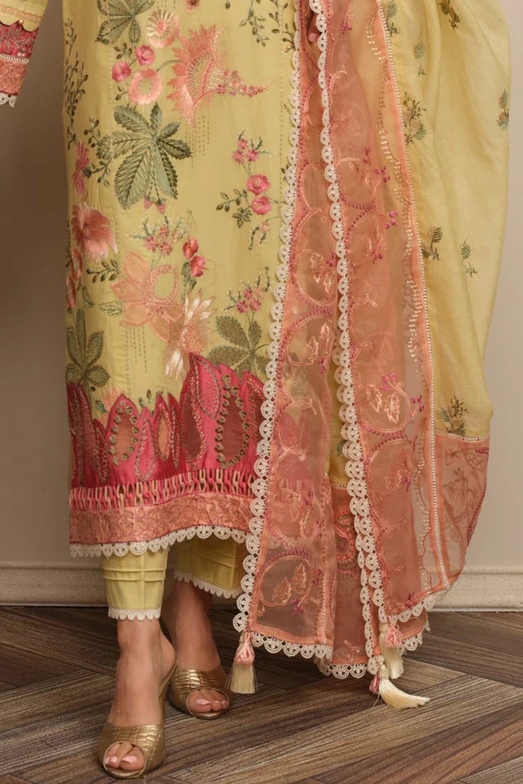 Picture of Kleren - Surkhru Embroidered Lawn Collection - S-28 - Available at Raja Sahib