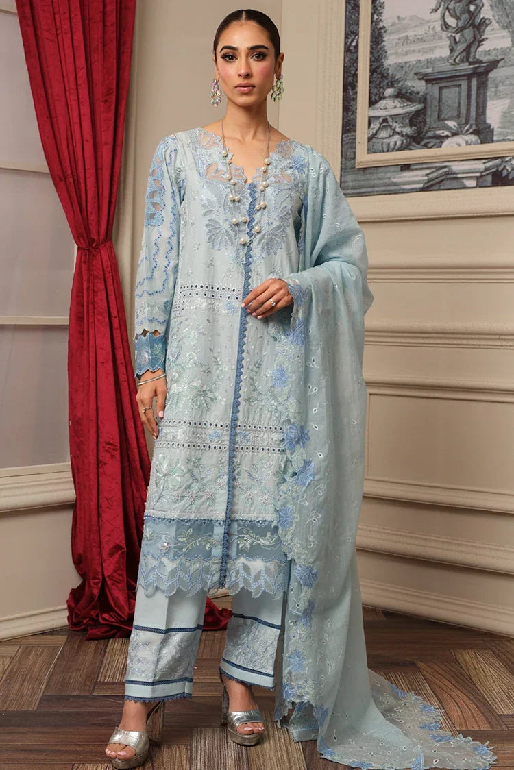 Picture of Kleren - Surkhru Embroidered Lawn Collection - S-29 - Available at Raja Sahib