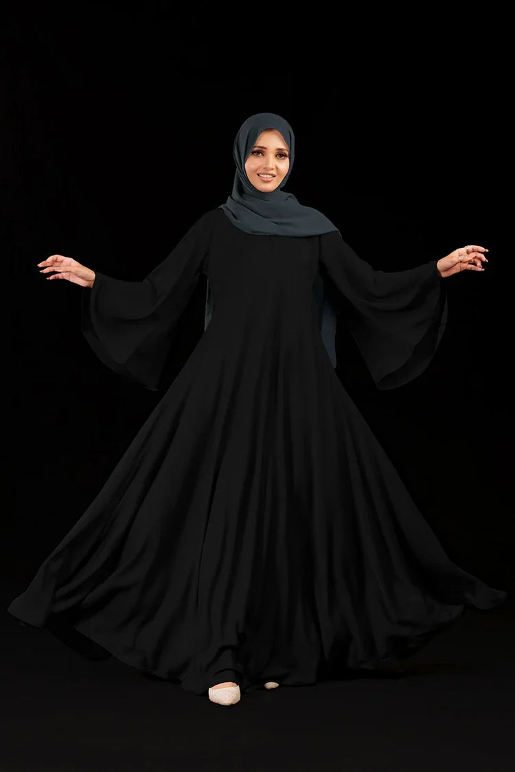 Picture of Malbus - Umbrella - Abaya - Black - Available at Raja Sahib