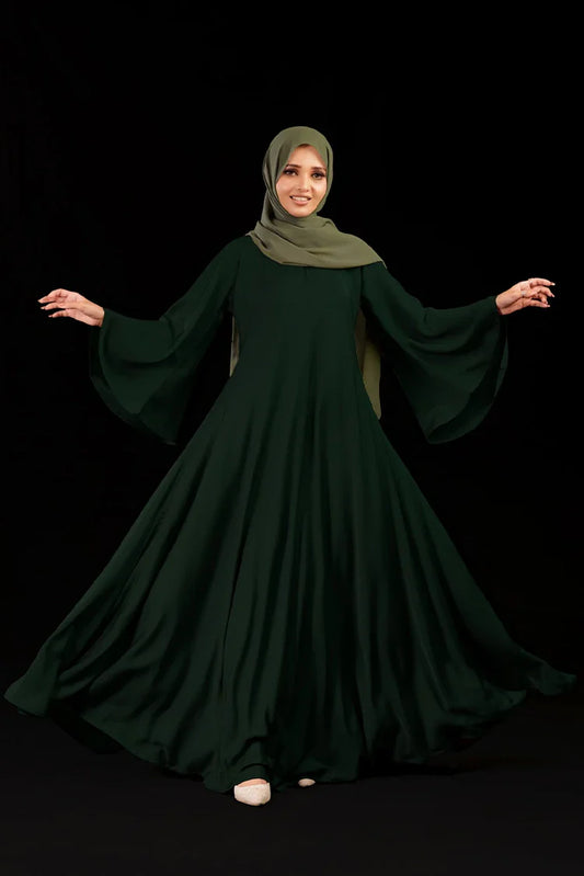 Picture of Malbus - Umbrella - Abaya - Emerald - Available at Raja Sahib