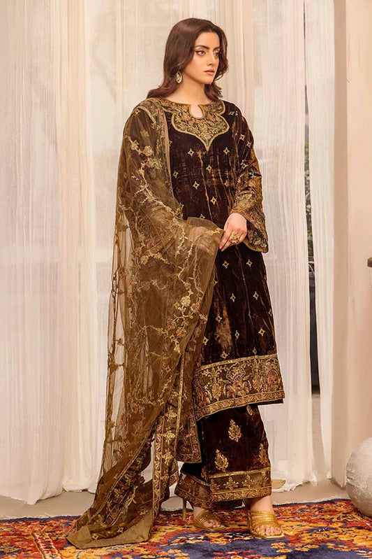 Picture of Adan's Libas - Velvet Edit Luxury Unstitched Vol 2 - 1932 - Available at Raja Sahib