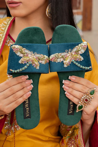 Picture of Viva Walk - Viva Women Flats - Green - Rangreza - Available at Raja Sahib