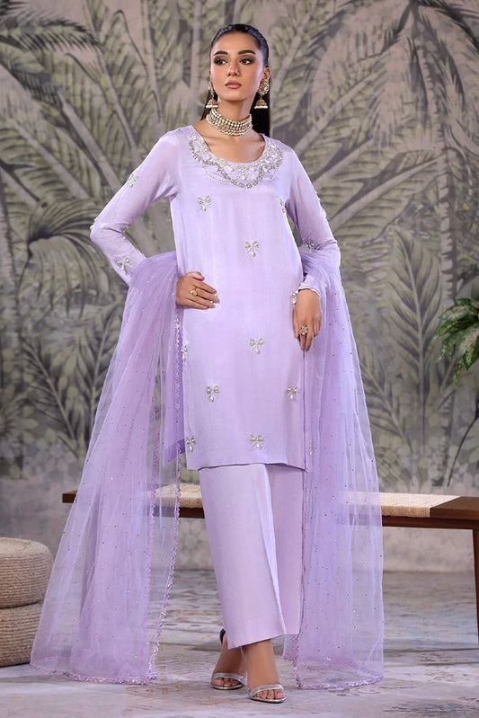 Picture of Amber Imran - Punkh Luxury Formals - Violet Charm - Available at Raja Sahib