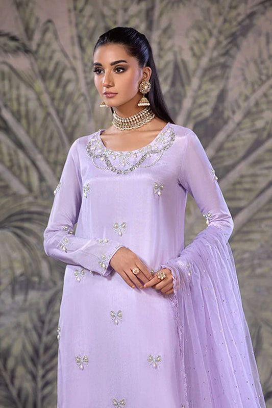 Picture of Amber Imran - Punkh Luxury Formals - Violet Charm - Available at Raja Sahib