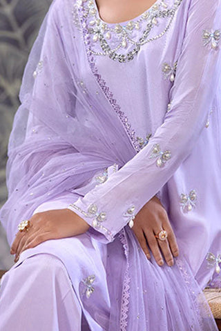 Picture of Amber Imran - Punkh Luxury Formals - Violet Charm - Available at Raja Sahib