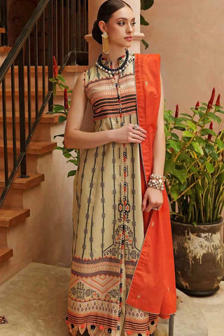 3PC Embroidered Suit MJ 22072 Pre Fall Cambric Collection
