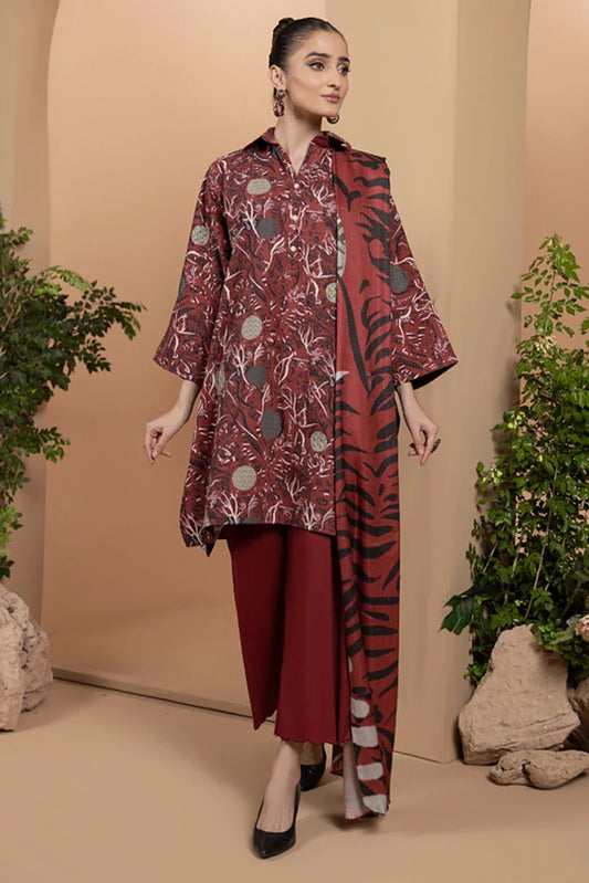 Picture of Humdum - Zara Unstitched Khaddar Collection - D02 - Available at Raja Sahib