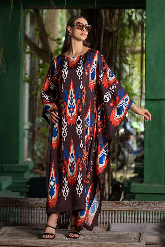 Picture of Anabelah - Pret Collection - Traditional Ikat Kaftan - Available at Raja Sahib