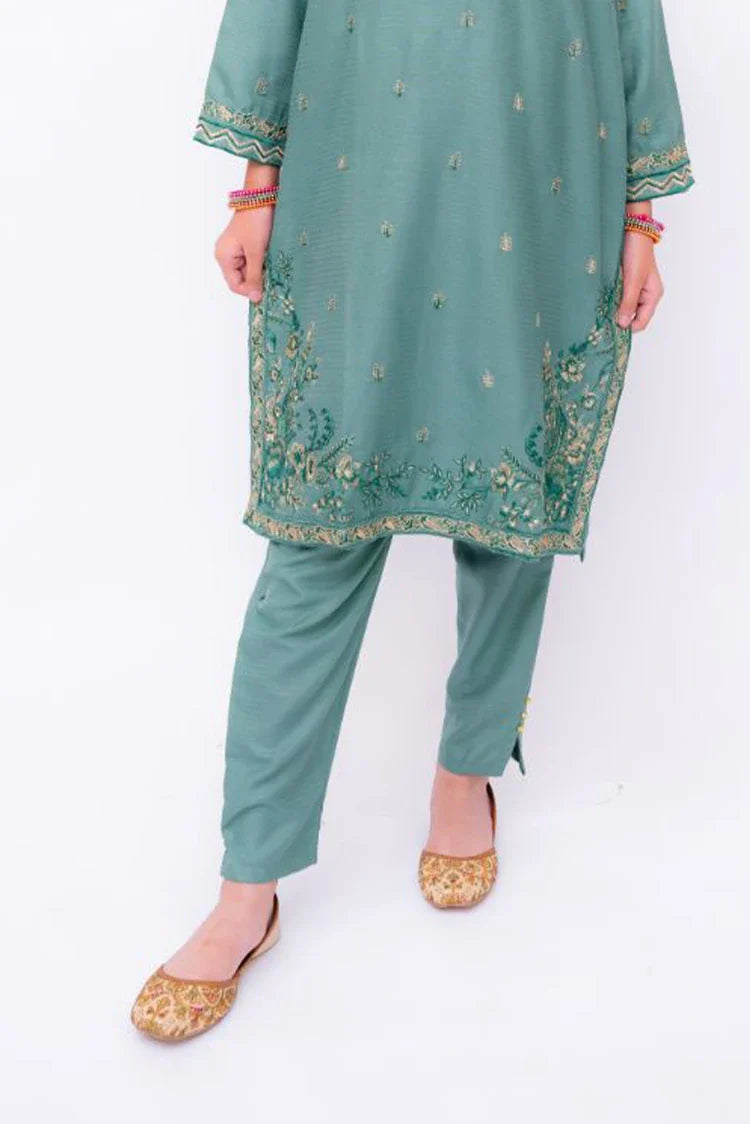 Picture of Khayat - Casual Kids Collection - 2 PC - Mint - Available at Raja Sahib