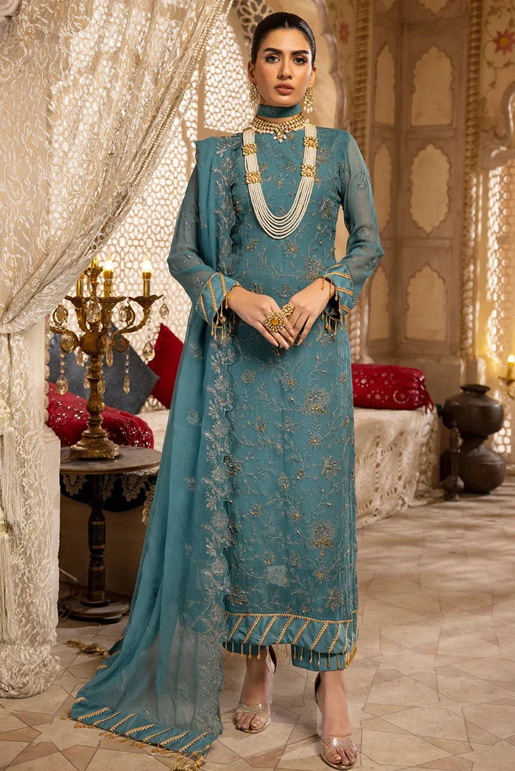 Picture of Kleren - Naqsh Unstitched Luxury Chiffon Collection - N-21 - Available at Raja Sahib