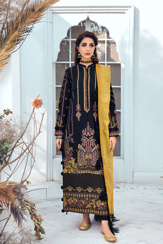 Picture of Ellena - 3-PC Musavir Embroidered Khaddar Collection - Available at Raja Sahib