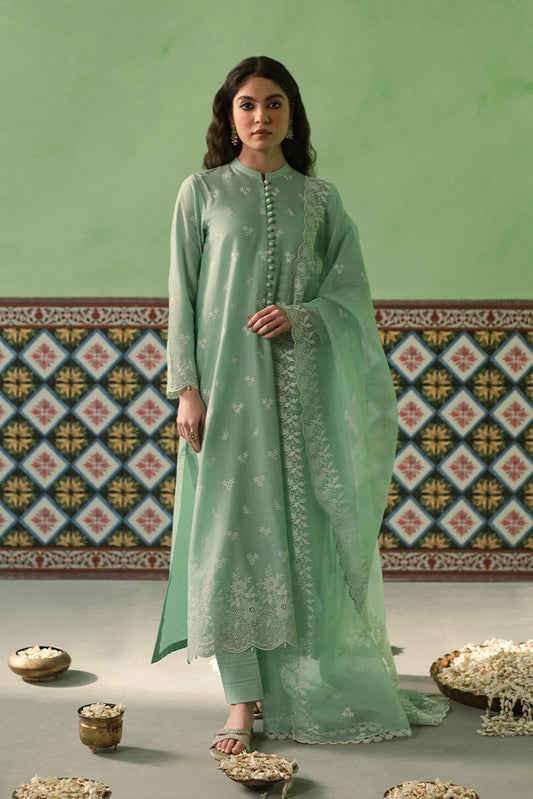 Picture of Cross Stitch - 3 Piece Chikankari Lawn Collection - Floral Wave - Available at Raja Sahib