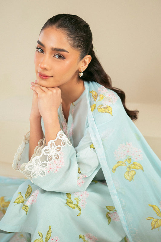 Picture of Cross Stitch - Daily Unstitched Lawn Collection - Dim Gray - Available at Raja Sahib