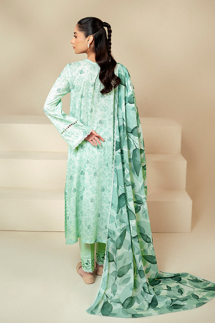 Picture of Cross Stitch - Daily Unstitched Lawn Collection - Minty Meadow - Available at Raja Sahib