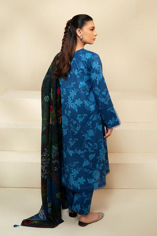 Picture of Cross Stitch - Daily Unstitched Lawn Collection - Teal Oakley - Available at Raja Sahib