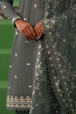 Mahiri Embroidered Lawn Collection - Dusty Granite
