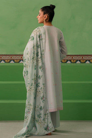 Mahiri Embroidered Lawn Collection - Aqua Pearl