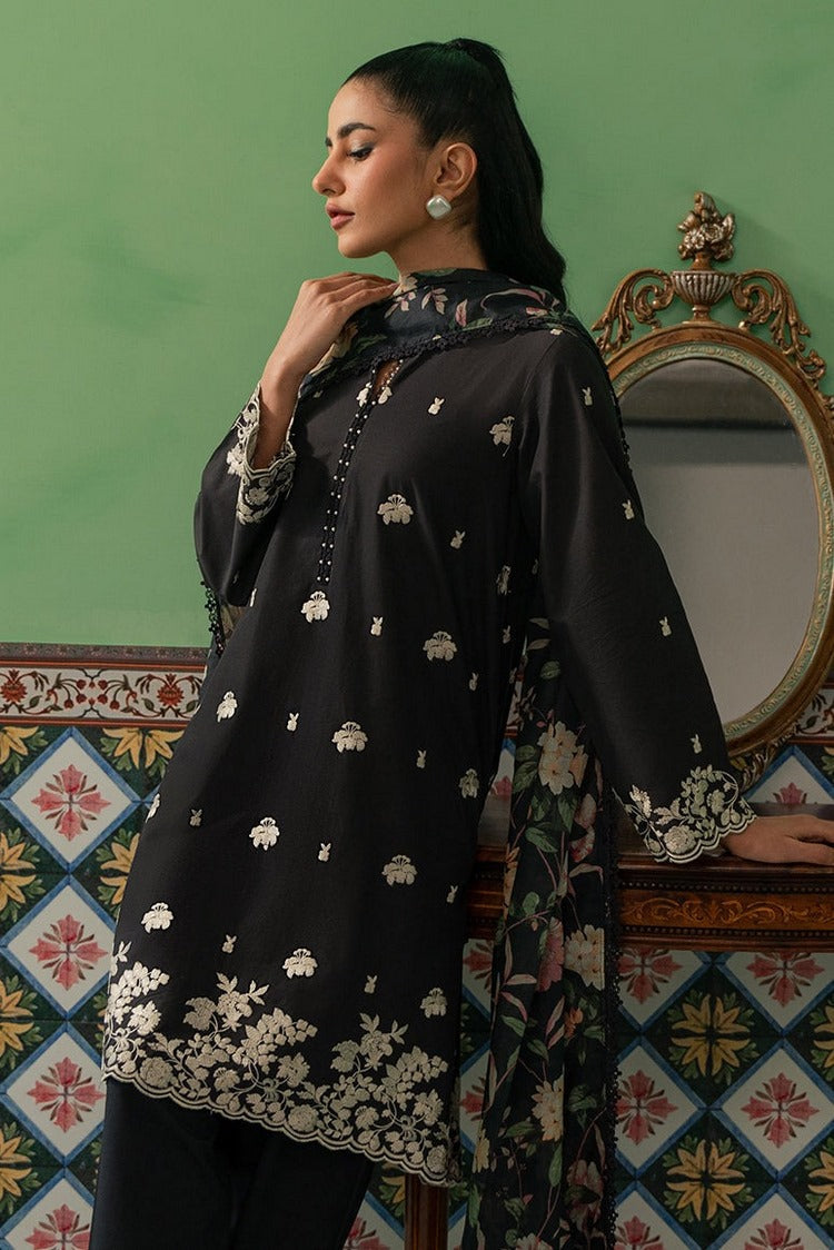 Picture of Cross Stitch - Mahiri Embroidered Lawn Collection - Raven Flora - Available at Raja Sahib