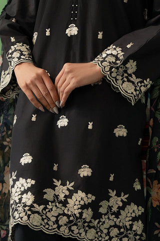 Mahiri Embroidered Lawn Collection - Raven Flora