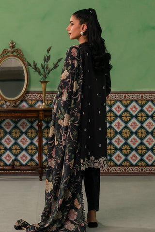 Mahiri Embroidered Lawn Collection - Raven Flora