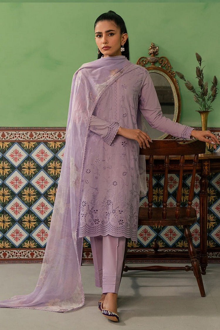 Picture of Cross Stitch - Mahiri Embroidered Lawn Collection - Lilac Haze - Available at Raja Sahib