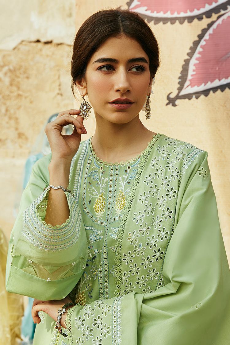 Picture of Cross Stitch - Unstitched Premium Lawn Collection - Garden Grace - Available at Raja Sahib