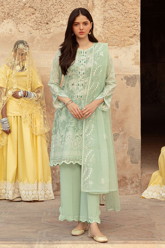 Picture of Cross Stitch - Unstitched Premium Lawn Collection - Ice Lily - Available at Raja Sahib