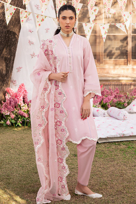 Picture of Cross Stitch - Unstitched Eid Lawn Collection - Cameo Pink - Available at Raja Sahib