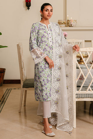 Unstitched Eid Lawn Collection - Lavender Stretch