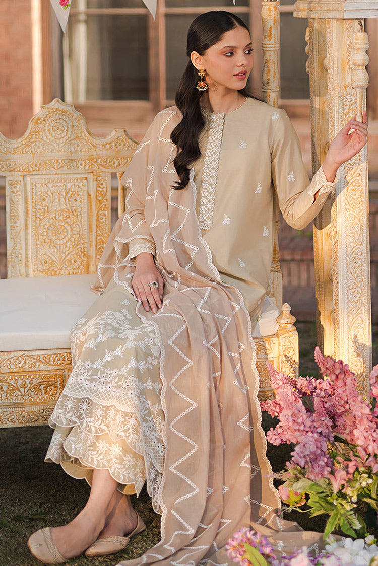 Picture of Cross Stitch - Unstitched Eid Lawn Collection - Pale Green - Available at Raja Sahib