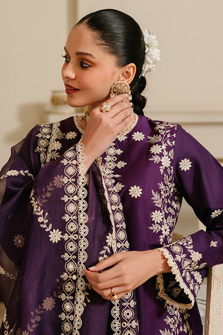 Picture of Cross Stitch - Unstitched Eid Lawn Collection - Plum Grain - Available at Raja Sahib