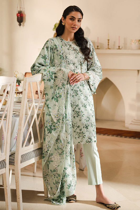 Picture of Cross Stitch - Unstitched Eid Lawn Collection - Sage Silt - Available at Raja Sahib