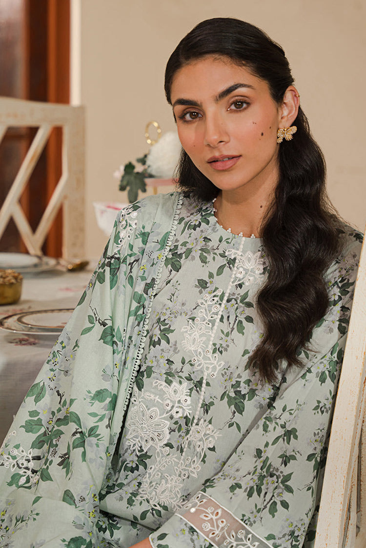 Picture of Cross Stitch - Unstitched Eid Lawn Collection - Sage Silt - Available at Raja Sahib