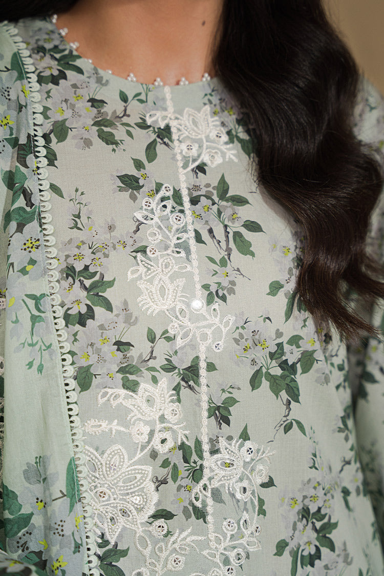 Picture of Cross Stitch - Unstitched Eid Lawn Collection - Sage Silt - Available at Raja Sahib