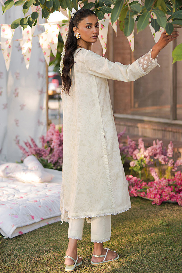 Picture of Cross Stitch - Unstitched Eid Lawn Collection - Whispering White - Available at Raja Sahib