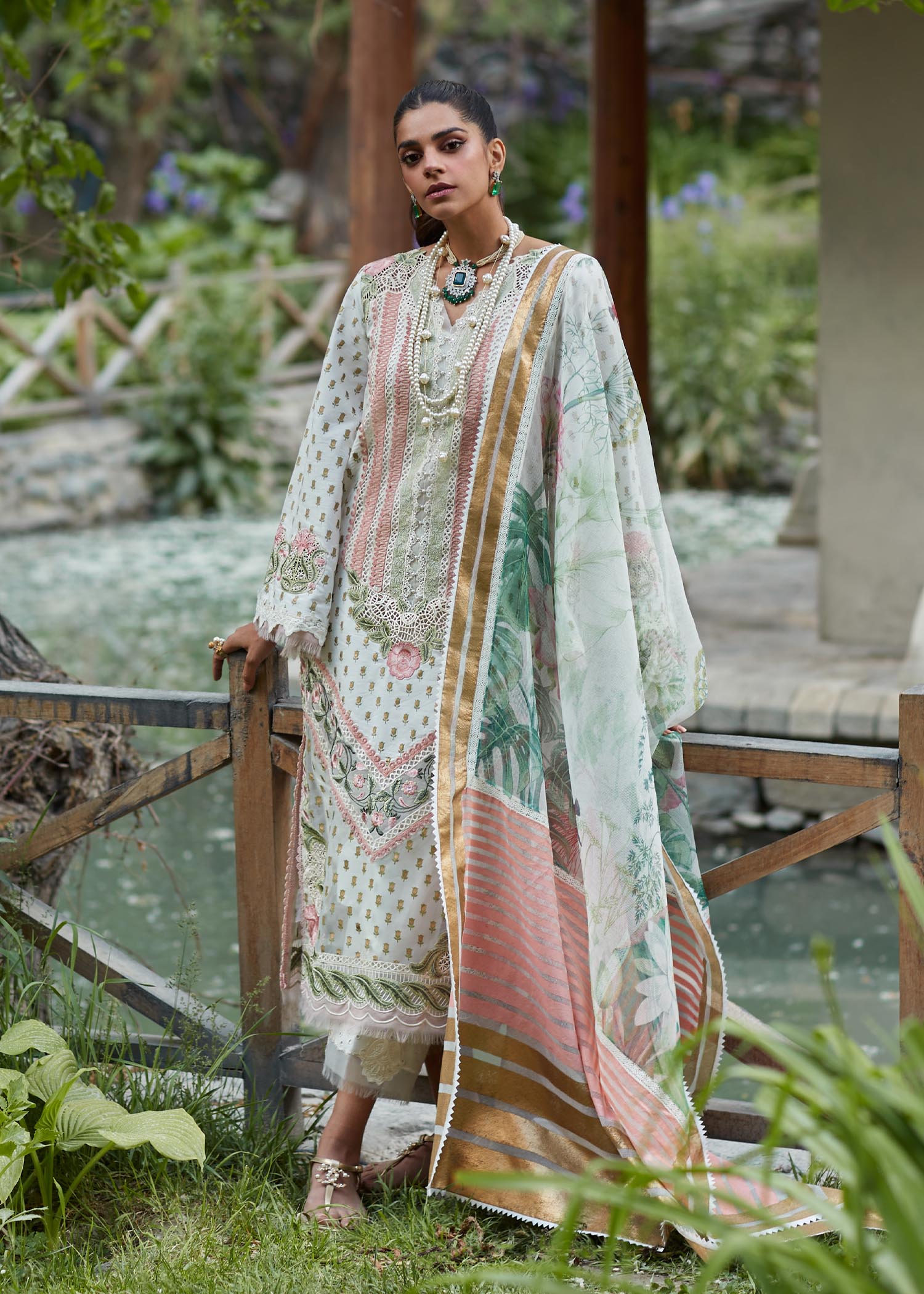 Picture of Crimson - 5A Shigar Luxury Lawn Collection - Available at Raja Sahib