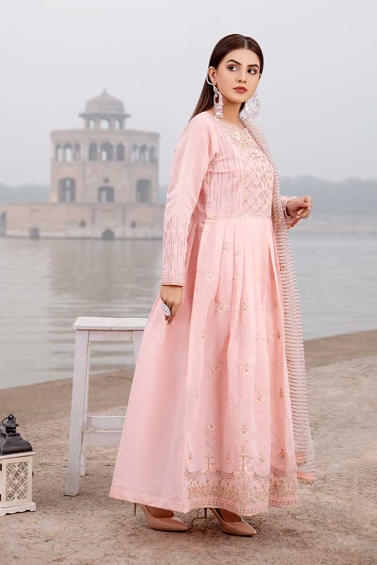 Picture of Ellena - 3-PC Stitched Paper Cotton Suit - Available at Raja Sahib