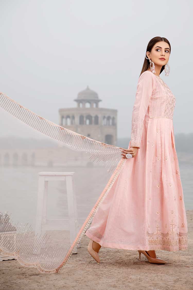 Picture of Ellena - 3-PC Stitched Paper Cotton Suit - Available at Raja Sahib