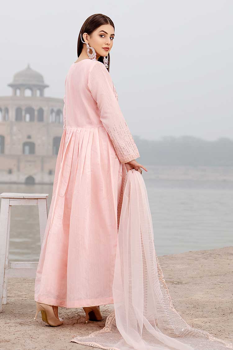 Picture of Ellena - 3-PC Stitched Paper Cotton Suit - Available at Raja Sahib