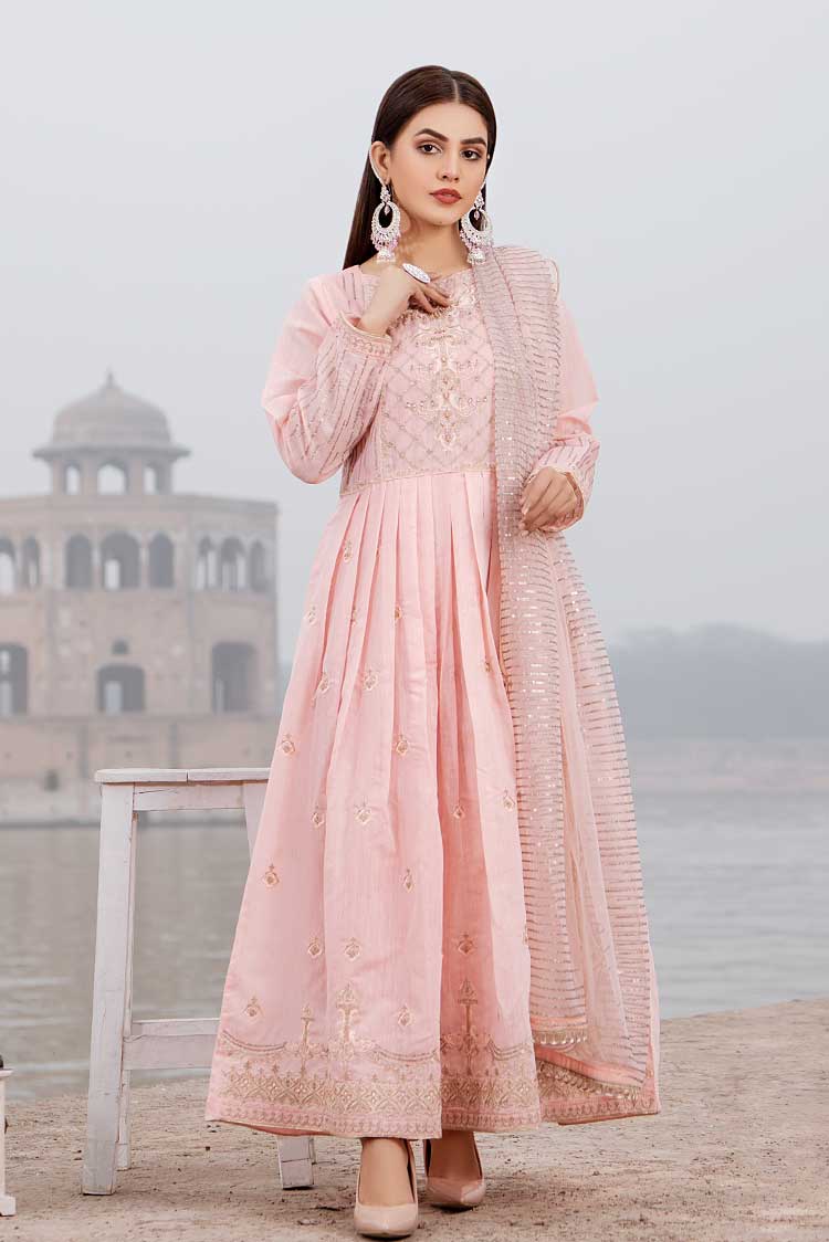 Picture of Ellena - 3-PC Stitched Paper Cotton Suit - Available at Raja Sahib