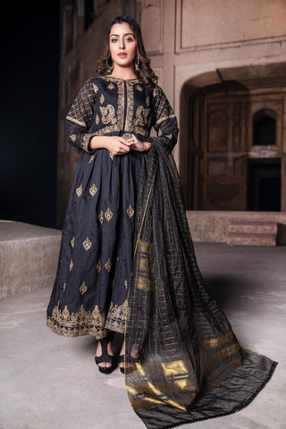 Fancy Embroidered Formal Wear 3 Piece Suit - VJQ307