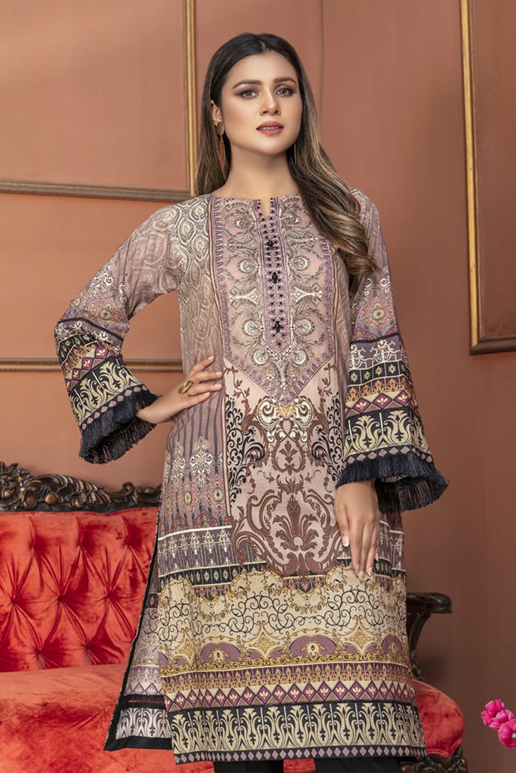 Picture of Ellena - 1-PC Stitched Lawn Kurti - Available at Raja Sahib