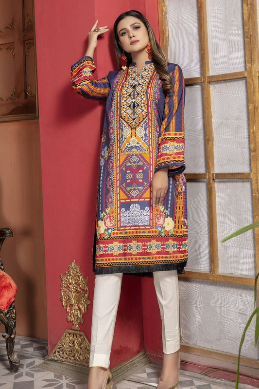 Picture of Ellena - 1-PC Stitched Lawn Kurti - Available at Raja Sahib