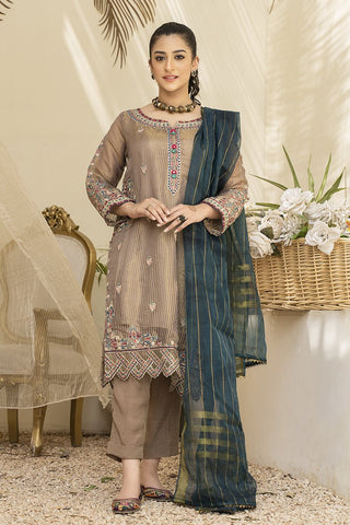 Embroidered Organza 2-PC Suit