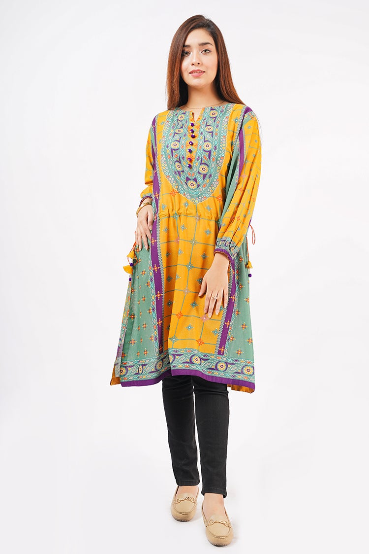 Picture of Ellena - Digital Printed Karandi Shirt - Available at Raja Sahib