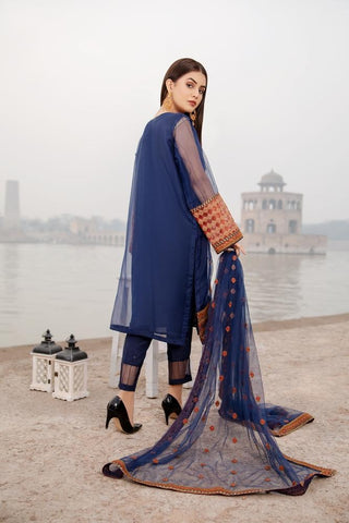 Fancy Embroidered Formal Wear 3 Piece Suit - VJQ278