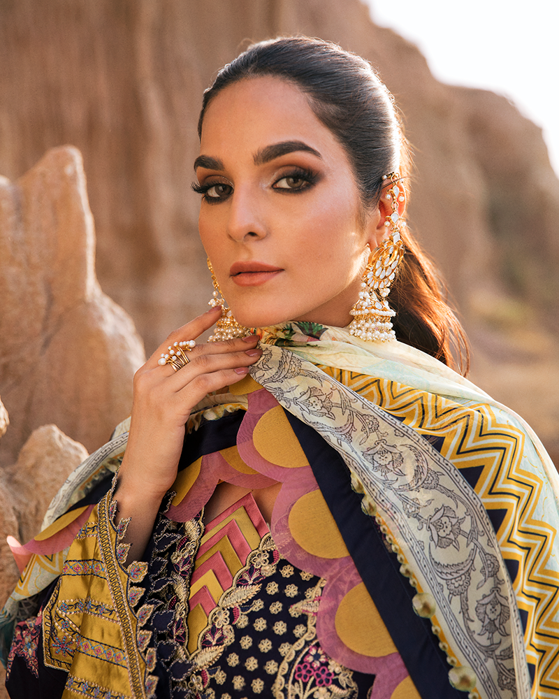 Picture of Maria Osama Khan Naghma-011 Pariwash Premium Lawn Collection 2022 - Available at Raja Sahib