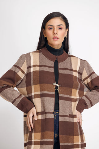 Round Neck Cardigan Sweater