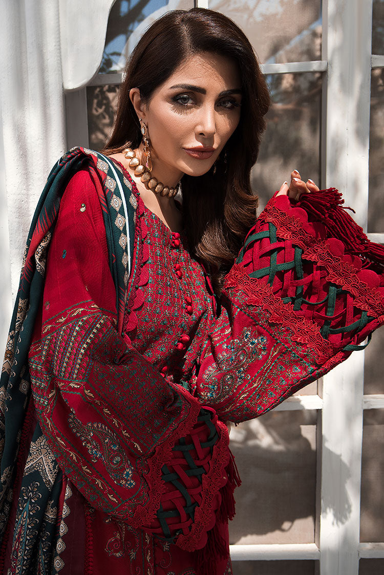 Picture of Ellena - 3-PC Musavir Embroidered Khaddar Collection - Available at Raja Sahib